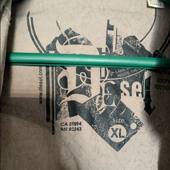 Mens long sleeve Diesel shirt - Picture 3 of 4